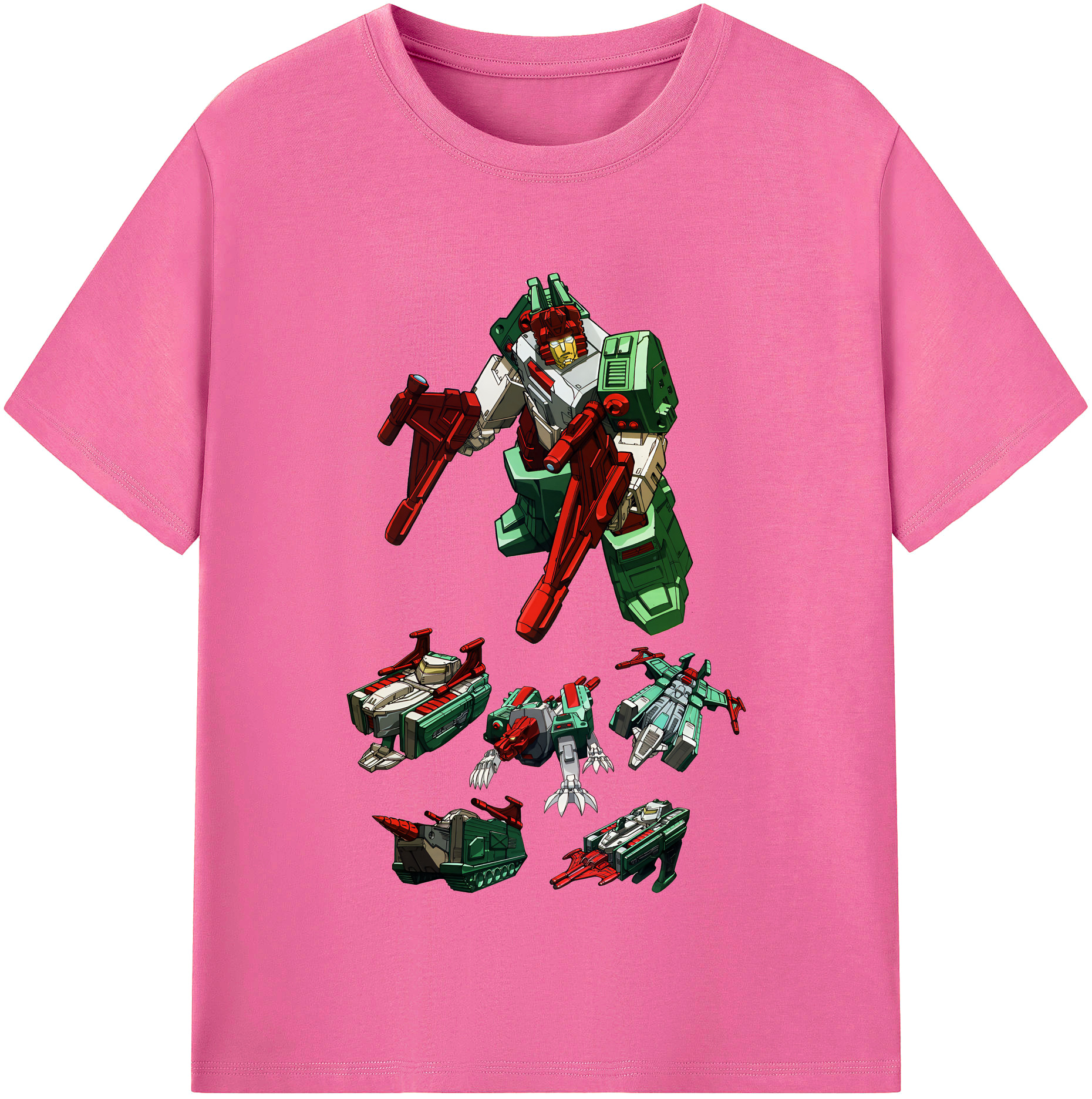 （画像用） Transformers トランスフォーマー レディースカジュアルプリントTシャツ（綿100％）